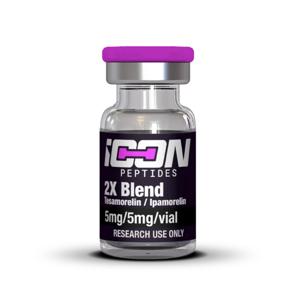 2X Blend Tesamorelin (5mg) / Ipamorelin (5mg)