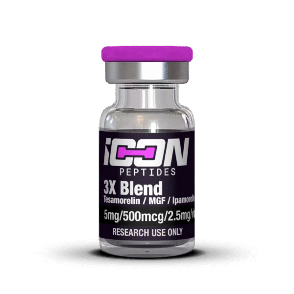 3X Blend Tesamorelin (5mg) / MGF (500mcg) / Ipamorelin (2.5mg)