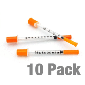 Insulin Syringes – 29G 1CC 1/2″ (10 pack)